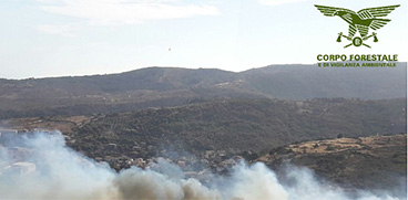 incendio Arbus Gonnosfanadiga